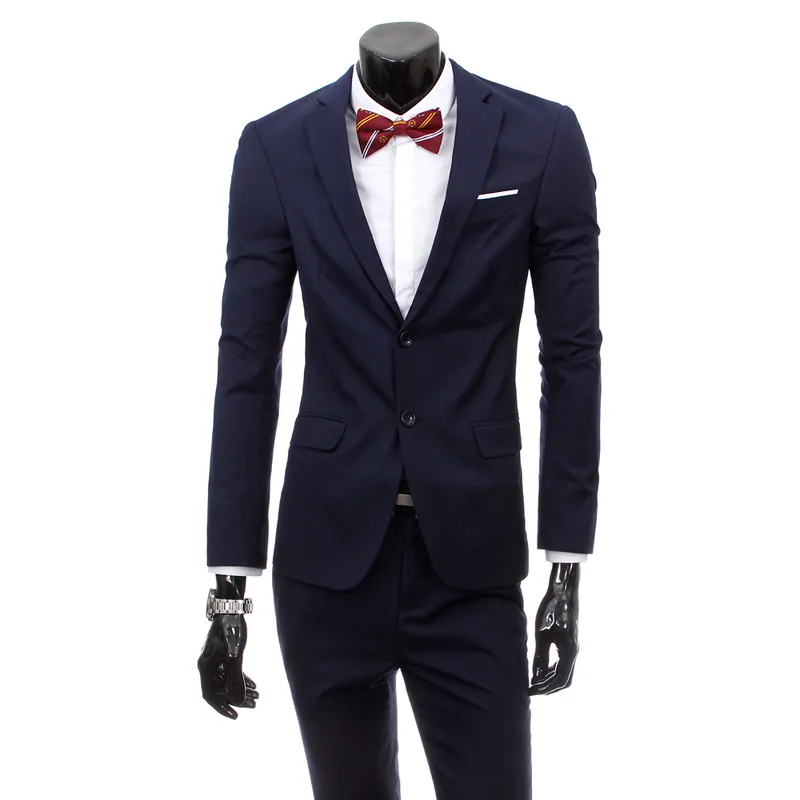 

MEN'S Suit Set Three-piece Set Slim Fit Going to Work Business Formal Wear Suit Groomsmen Group Groom Marriage Formal Dress