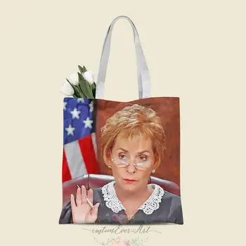 

judge judy tote bag custom canvas tote bags for women for teacher Birthday Bags Gift Bag personalized gifts