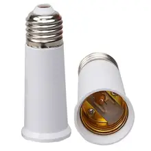 E27 к E27 95 мм расширение цоколь патрон лампы E27 конвертер светильник лампа крышка