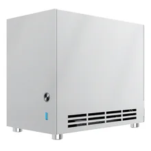 All Aluminum ITX Computer Case Mini A4 Desktop Chassis for SFX Power Supply SSD Computer Accessories