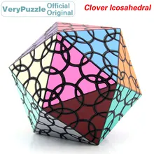 VeryPuzzle Clover Icosahedral D1 волшебный кубик лепесток кривая скорость Твист Головоломка Головоломки Развивающие игрушки для детей