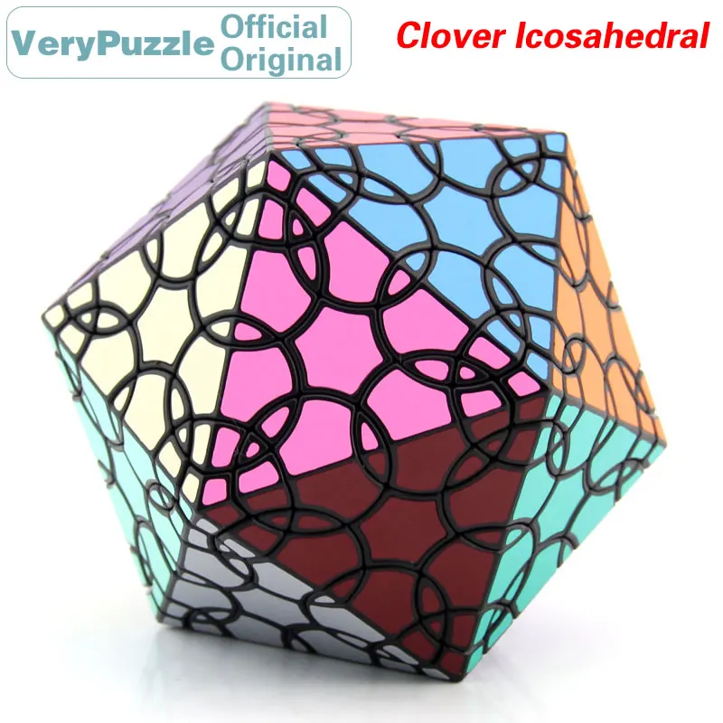 

Original VeryPuzzle Clover Icosahedral D1 Magic Cube Petal Curve Speed Twisty Puzzle Brain Teasers Educational Toys For Children