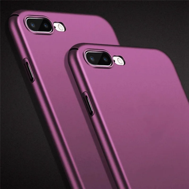 Роскошное тонкое матовое покрытие, жесткое защитное чехол для iPhone 7 8 6 6s plus 5s SE, полное покрытие, чехол для iPhone X XS MAX XR, чехол для телефона