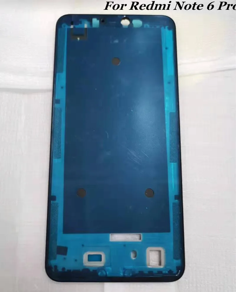 10 шт. для redmi note 6 pro средняя рамка Поддержка LCD пластинчатый Корпус Передняя Лицевая панель рамка Ремонт Часть документа