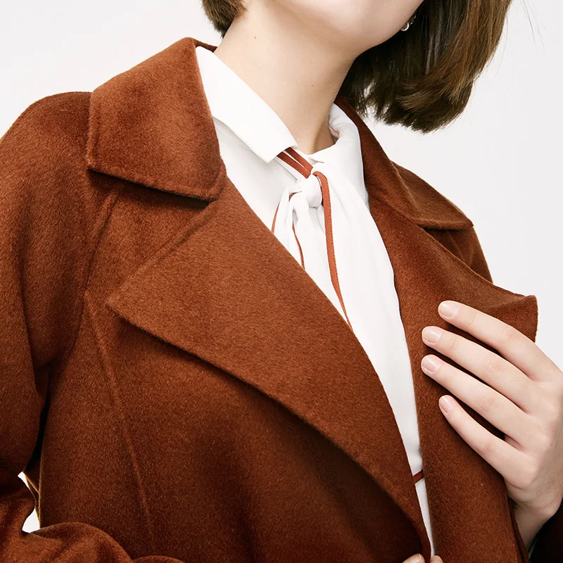 Vero Moda Женское шерстяное пальто со шнуровкой | 318427522