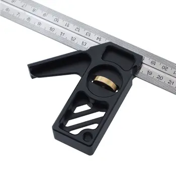 

300mm Stainless Steel Angle Ruler 45 degree Horizontal Active Angle Foot Measuring Tool