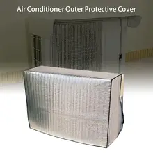 Для наружного кондиционера водонепроницаемая внешняя крышка Анти-тепло антифриз Лазерная металлическая алюминиевая пленка внешняя крышка