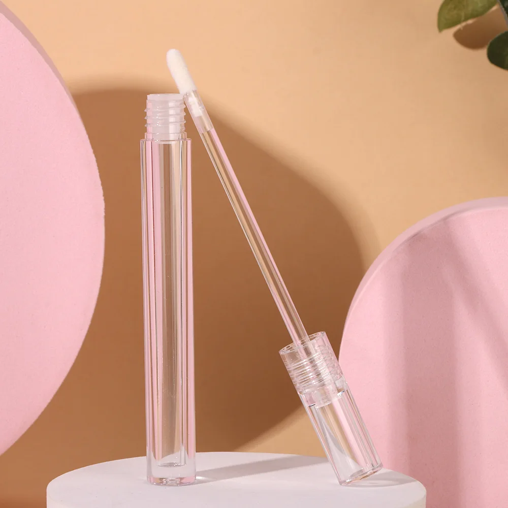 

5/10 Pieces Transparent Lip Gloss Containers Clear Crystal Lip Glaze Tube Plastic Refillable Bottle Diy Cosmetics 1.6ml