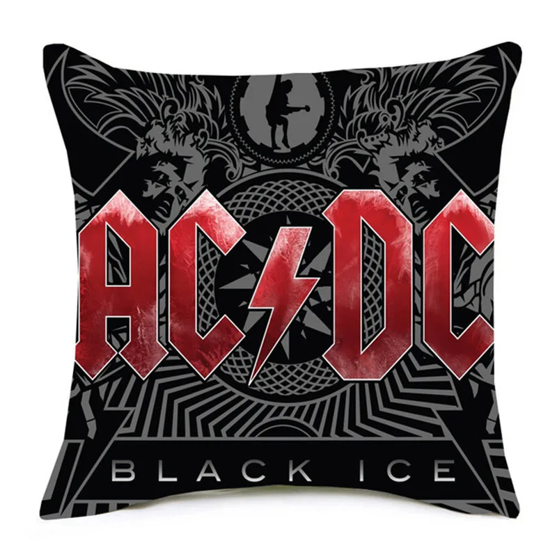 Super Star Peace Love& Music 1969 Cushion Cover Rock& Roll Home Decor Pillow Case Cojines Decorativos Para Sofa Pillow Cover