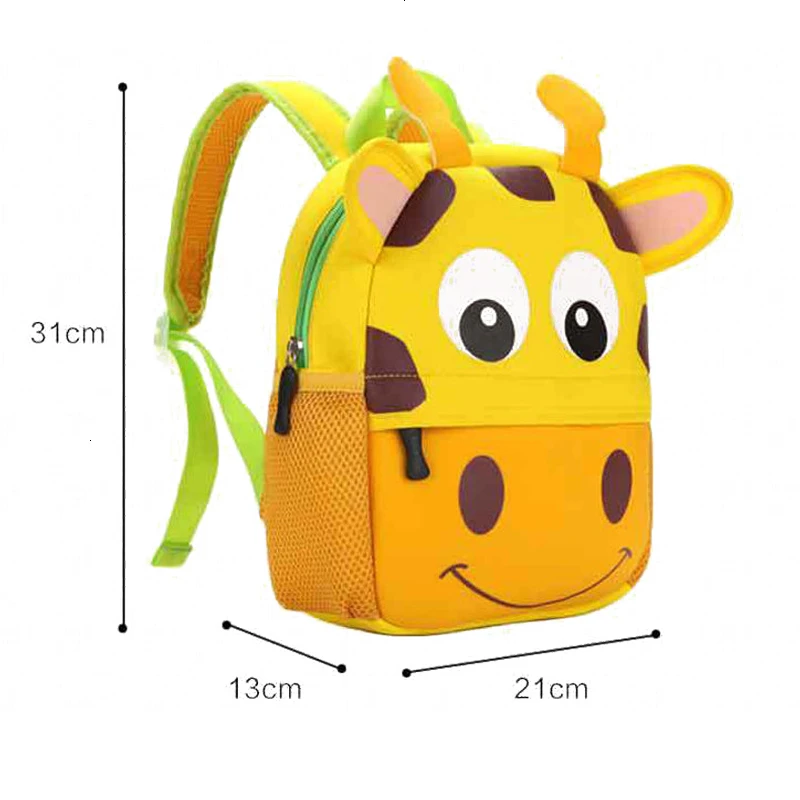 Animal Plush Backpack Toddler Kid Children Boy Girl 3d Cartoon School Bag Kindergarten Little Bags Cute Baby Bag Animal Backpack