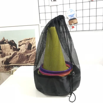 

Kids Agility Practice Family Outdoor Playing Toss Ring Set Sensory Training Throwing Buckets Party Hoop Sports Parent Child Game