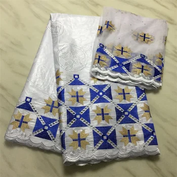 

New arrival guinea brocade fabric 100 cotton white Bazin Riche Getzner 2020 Africa Bazin Riche fabric top royal dress
