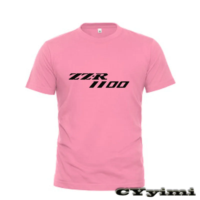 For KAWASAKI ZZR1100  ZZR-1100 T Shirt Men New LOGO T-shirt 100% Cotton Summer Short Sleeve Round Neck Tees Male