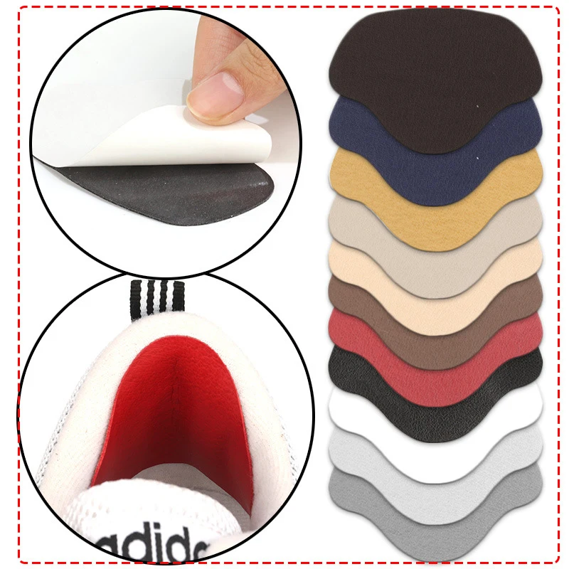 4pcs Invisible Heel Stickers Sport Running Shoe Insoles Heel Liner Grips Protector Patch Adjust Size Protect Heel Foot Care Tool