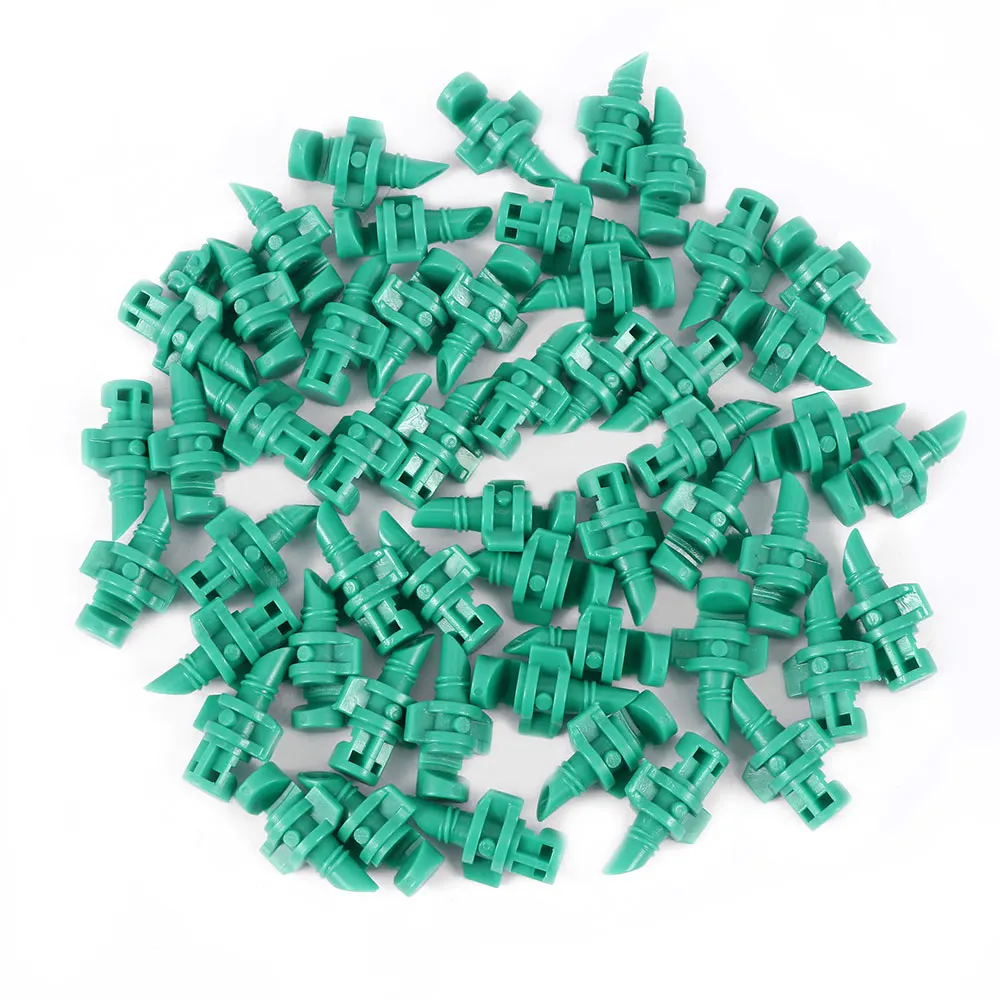 50Pcs Micro Garden Lawn Water Spray Misting Nozzle Sprinkler Irrigation System Plant Waterers Garden Irrigation Drip Head