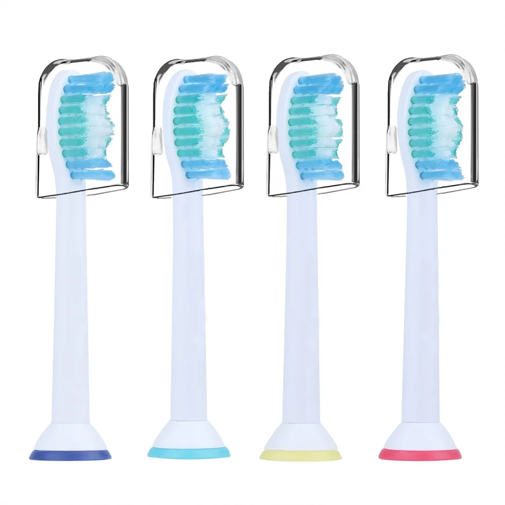 4 шт. HX6015 сменные головки зубных щеток для Philips Sonicare Proresult чистые электрические с