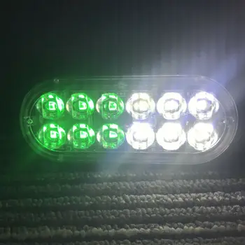 

6000K 12LED Signal Light Strobe lights Accessories 4pcs White Green Car
