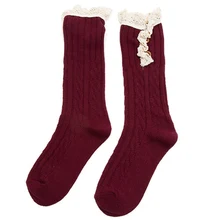 Новинка; Лидер продаж; кружевные носки с пуговицами; женские вязаные гетры; сезон осень-зима; Модные женские носки с манжетами; Meias