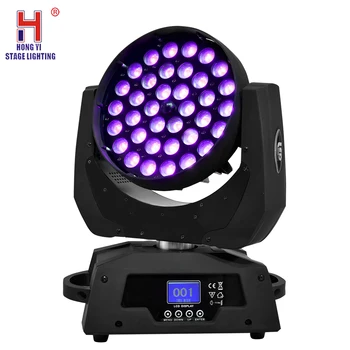 

Led Wash Moving Head Stage Lighting 36X12W RGBW 4in1 DMX Control High Brightness Wash For Party Disco DJ Show