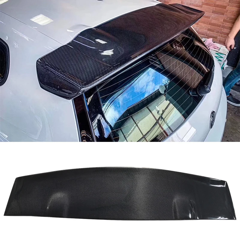 Углеродное волокно/FRP задний спойлер на крышу багажника крыла для Volkswagen VW Scirocco 2009- в стиль крыши пластина спойлер автомобиля стиль