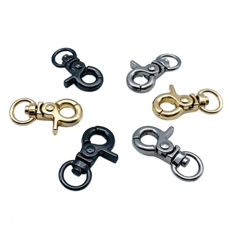 

5pcs 18x31mm Swivel Lobster Clasp Keychain Alloy Metal Clasps Hooks Handbag Straps Accessories DIY Jewelry findings