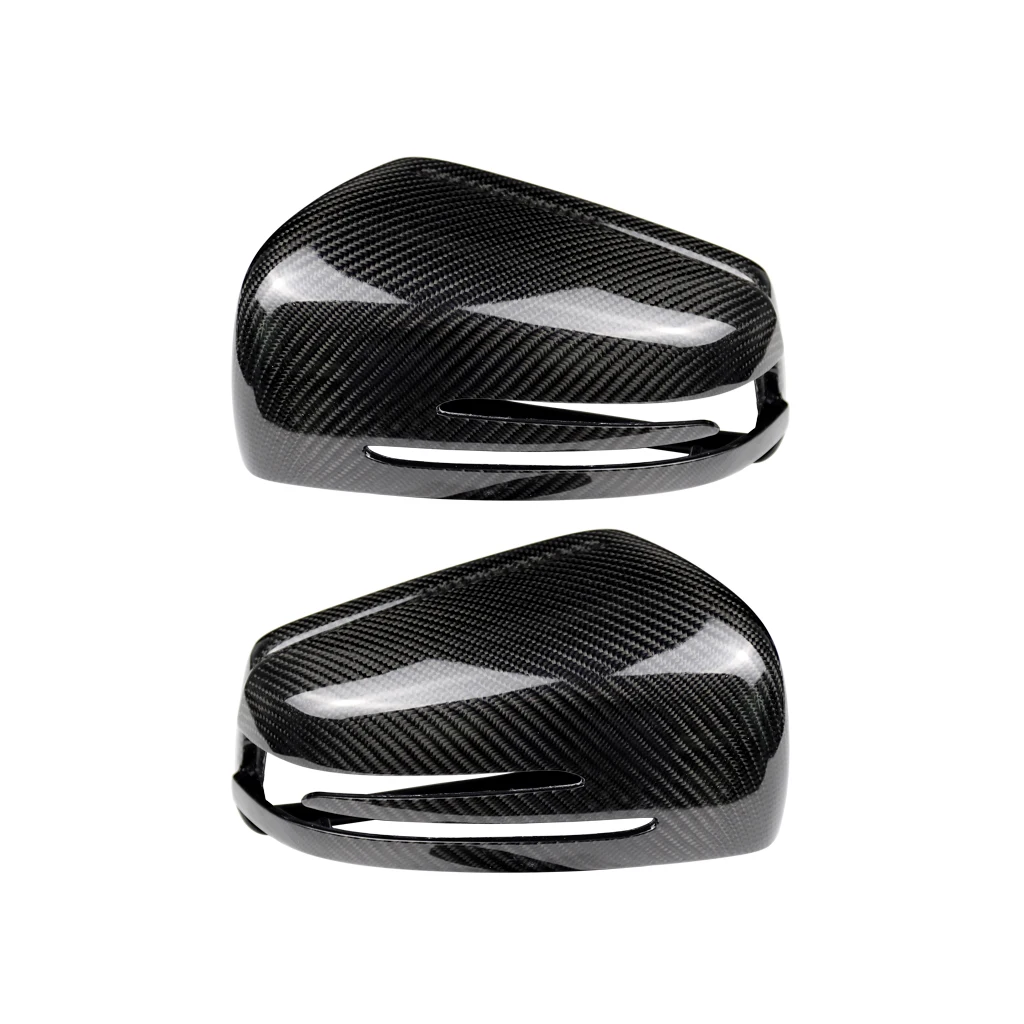 Для BENZ A B C E S класс W176 W246 W204 W212 W221 CLA C117Black крышка дверного зеркала Корпус крыло зеркало заднего вида обшивка корпуса