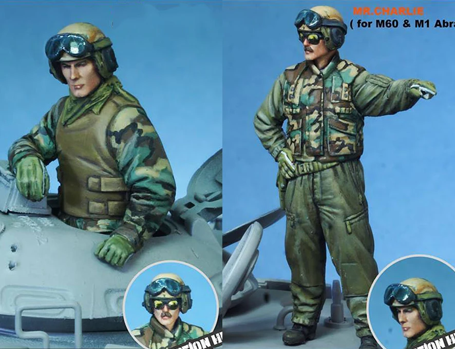 1/35 американские танкеры каучуковая фигурка строительный комплект|Наборы для