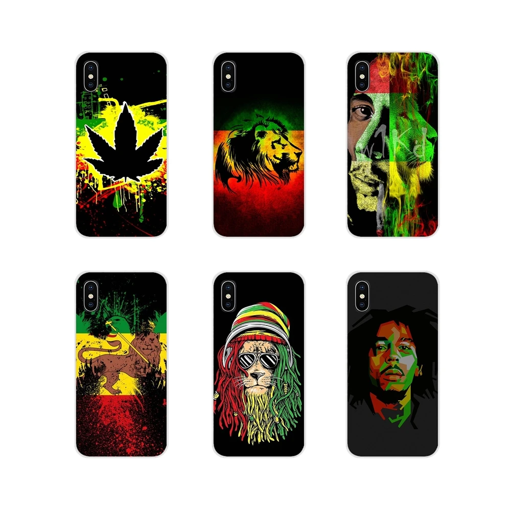 Силиконовый чехол для Samsung Galaxy J1 J2 J3 J4 J5 J6 J7 J8 Plus 2018 Prime 2015 2016 2017 Bob Marleys Lion Rasta Reggae |
