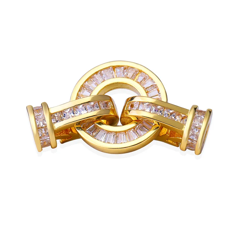 JUYA DIY Cubic Zirconia Jewelry Clasps & Connectors