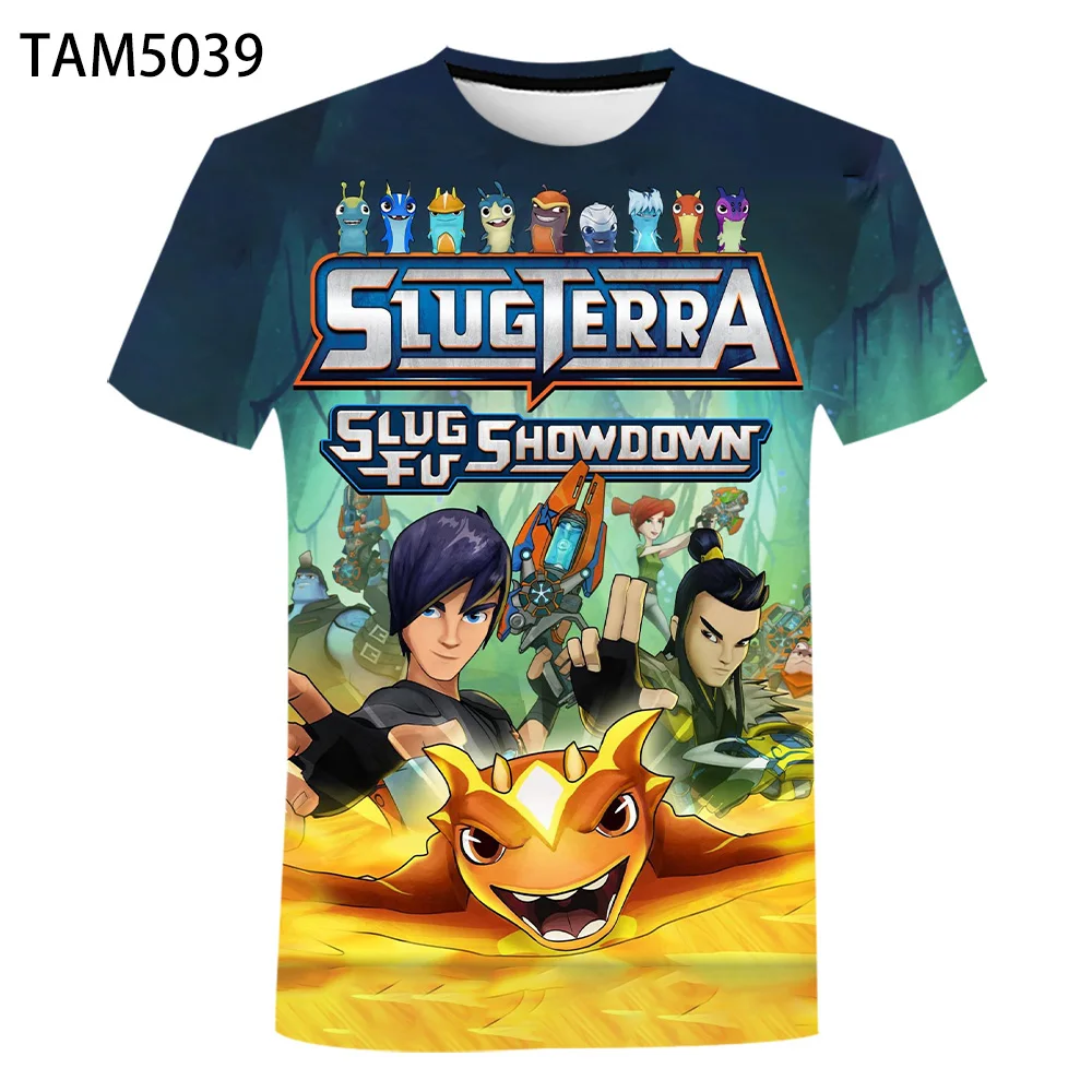 2021 модная мужская женская детская мультяшная аниме 3D Slugterra одежда для мальчиков и