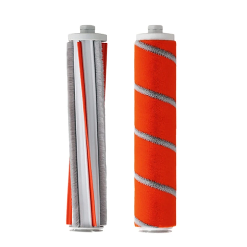 

EAS-Wooden board brush 2Pcs F8 Part Pack Handheld Vacuum Cleaner Spare Parts Kits Roller Brush Soft Fluff Carbon Fiber