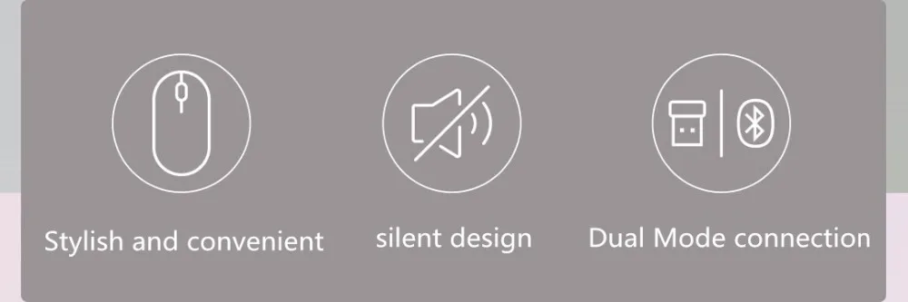 Xiaomi MIIIW Бесшумная Двухрежимная мышь Air Беспроводная Bluetooth/2,4 ГГц оптическая мышь для компьютерный коврик для использования в офисе и дома