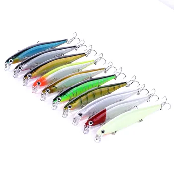 

Minnow Lure 14mm 11g Swimbaits Bass Big Fish Fishing Sink Hard for Saltwater Freshwater Fishing Top Water Tackle Hook