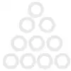 10pcs Collar Warmers Rings Protection Heating Wax Hair Removal 3