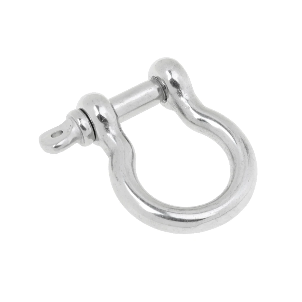 6mm 8mm Marine Boat Chain Rigging Bow Shackle Captive Pin - Stainless Steel