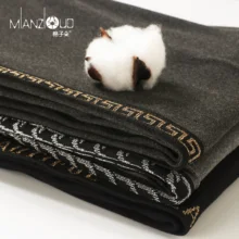 Mianziduo/ новые модные женские осенние и зимние эластичные и качественные плотные бархатные брюки теплые леггинсы