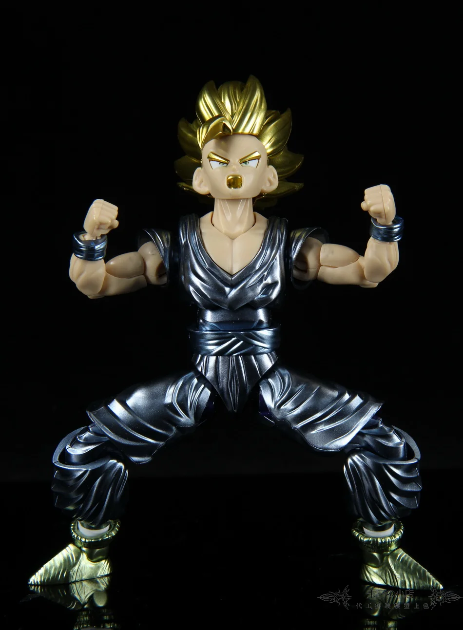 Bandai металлическая раскраска Сборная модель Sun Wufan Sun Wukong Super Saiyan DragonBall Super Hand