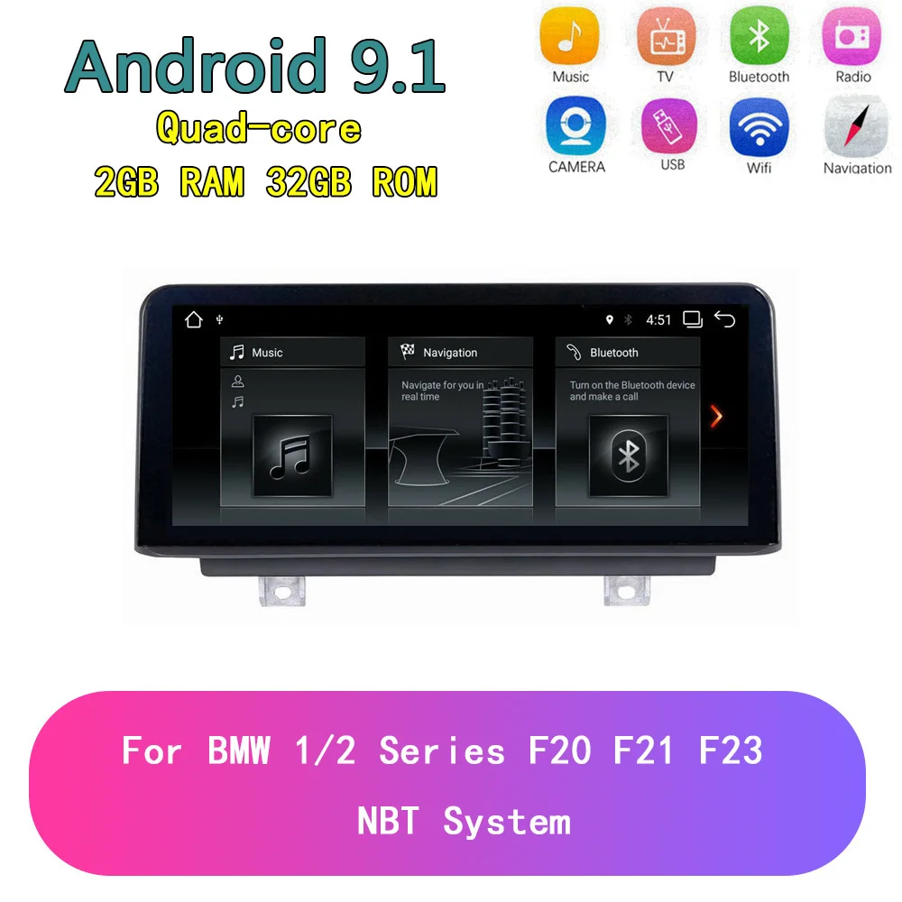 10 1 дюймовый Android 25 Автомобильная магнитола для BMW 9 0 серии F20 F21 F23 NBT система Карта