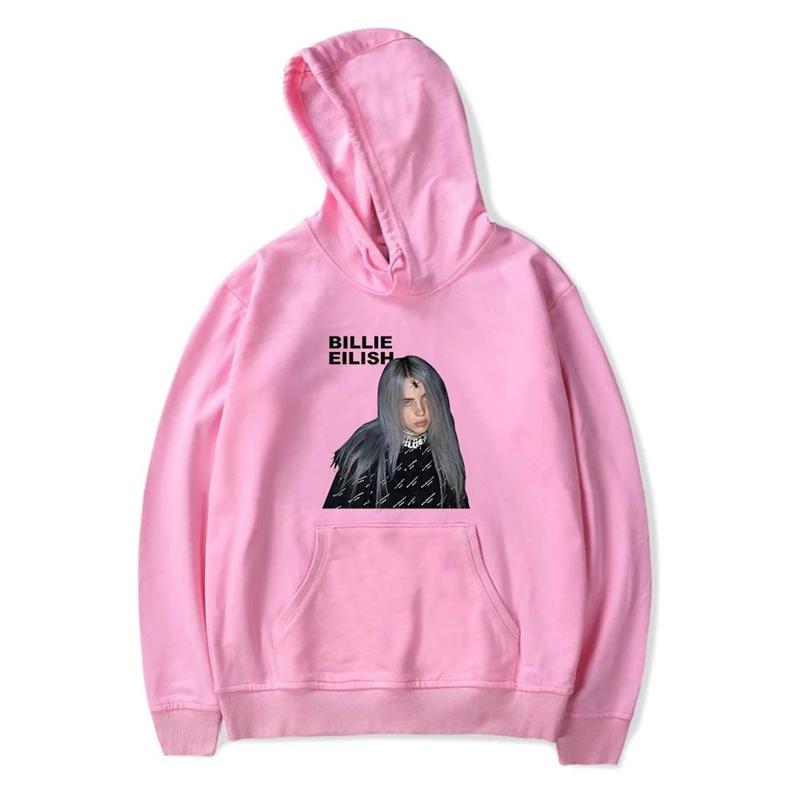 Billie Eilish толстовки для женщин поп звезда негабаритный Свитшот спортивный костюм модная Уличная Повседневная Толстовка толстовка хип хоп с капюшоном - Цвет: Hooded 11