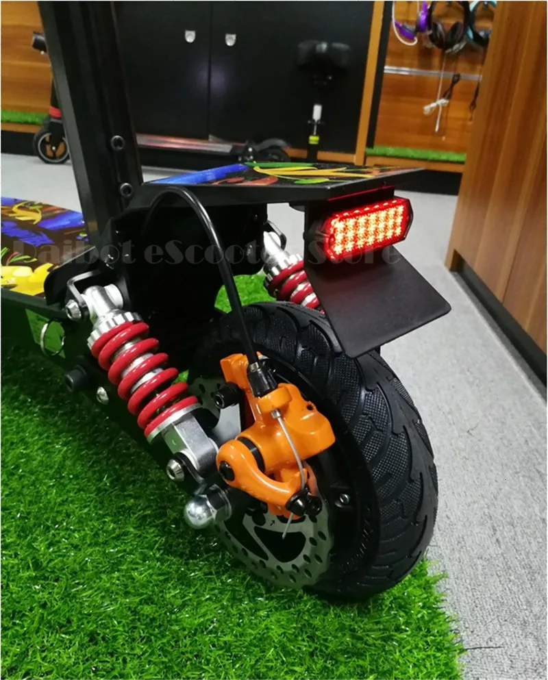 Daibot Folding Electric Bike Adults 2 Wheels Electric Scooters Electric Scooter Seat With Double SuspensionBrake System (8)