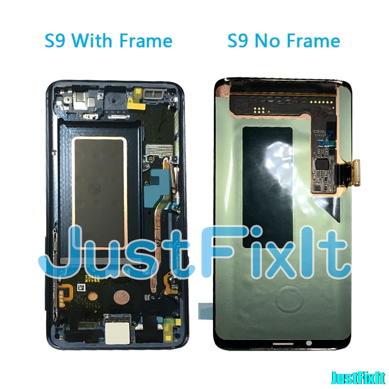 Для samsung Galaxy S9 G960 G960f дефект ЖК-дисплей сенсорный экран дигитайзер 5,8 ''Супер AMOLED экран
