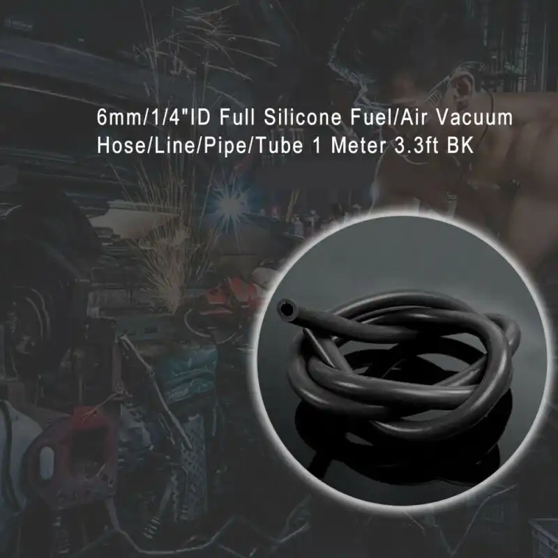 6mm*8mm 1//4 Inch ID Full Silicone Fuel //Air Vacuum Hose//Line//Pipe//Tube 1m
