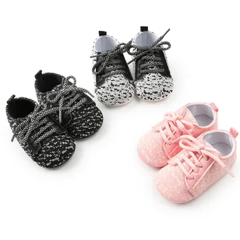 

Fashion First Walkers Baby soft bottom toddler shoes Leather Lace tie All Seasons Baby Shoes baby schoenen Y10.17