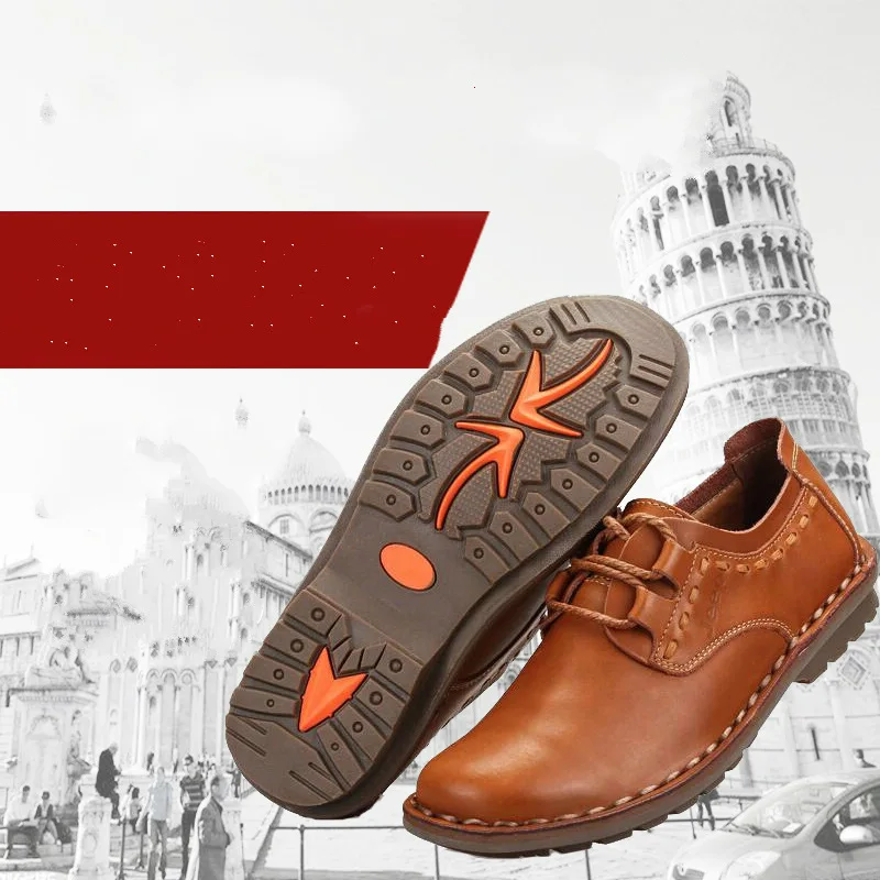 

brand New men Shoes men Casual 100% Genuine Leather flats driving shoes business men's shoes casual best quaity