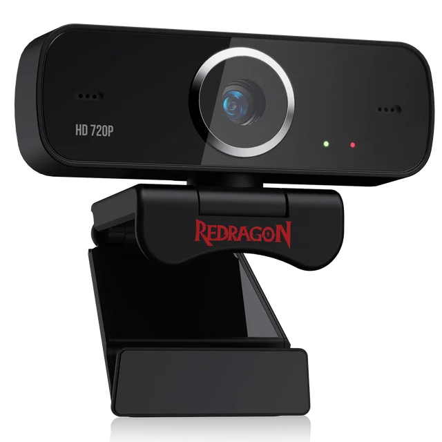 Redragon GW600 720P Webcam Built-in Dual Microphone Computer Web Camera For Online Courses Video Conferencing Streaming