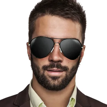 

Currently Available Polarized Sunglasses Men Toad-Metal Frame Top Grade UV-Protection Driving Pilots 8955