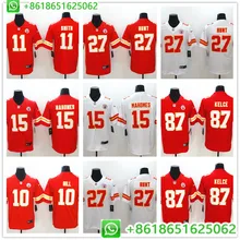 Мужские футболки из Джерси Kansas City Патрик махомс II Трэвиса келсе Карима Ханта тайрека Хилл паром, незыблемая Ограниченная серия