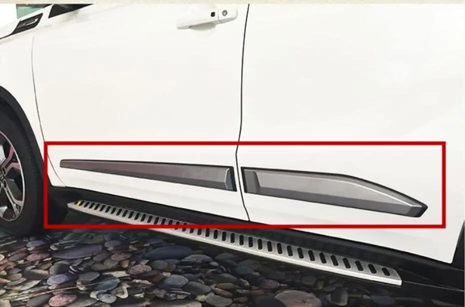 

ABS door anti-collision decoration body trim anti-wipe door trim for Suzuki Vitara 215-2017 door sill