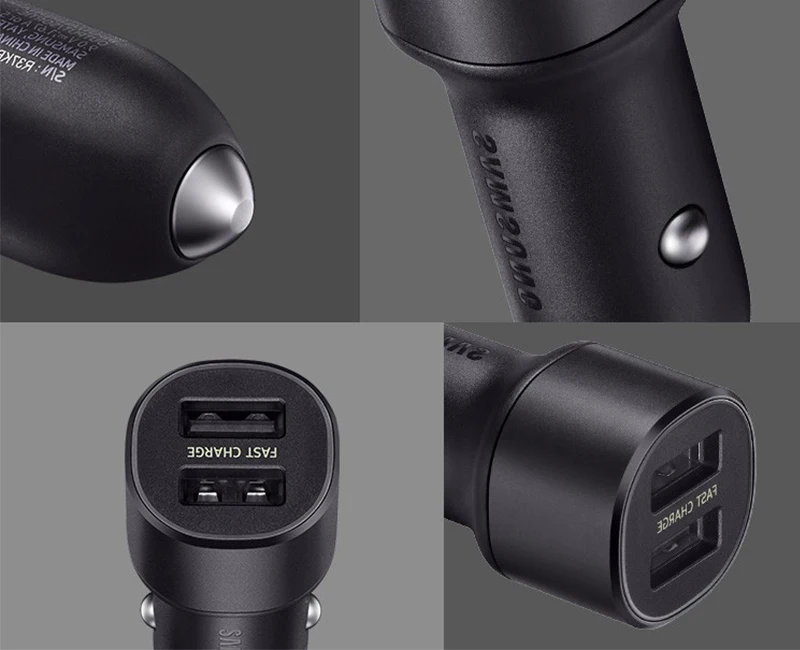 Samsung Original Dual Fast Car Charger For Samsung Galaxy S10 Plus S20+ S8 Plus A70 Note10+ S9 S8 Fast Charing Dual usb Port/15W apple fast car charger