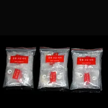 Маникюрные принадлежности 500 шт. прозрачная наклейка для ногтей полностью Пан галстук Французский кристалл ногтей